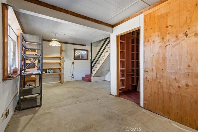 15440 Shasta Way, Pine Mountain Club, CA 93225 - below grade area with stairway