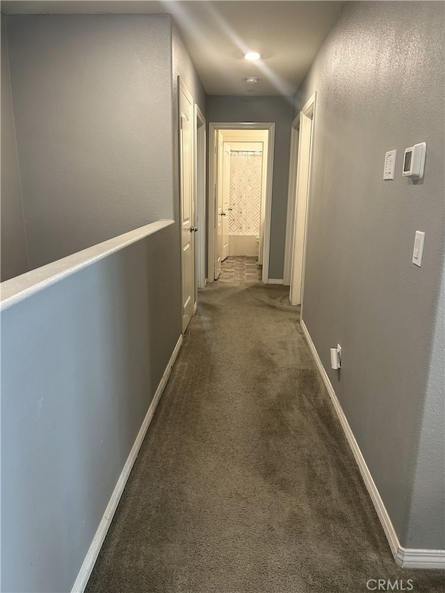 16654 Emerson Ln, Fontana, CA 92336 - hall featuring carpet and baseboards