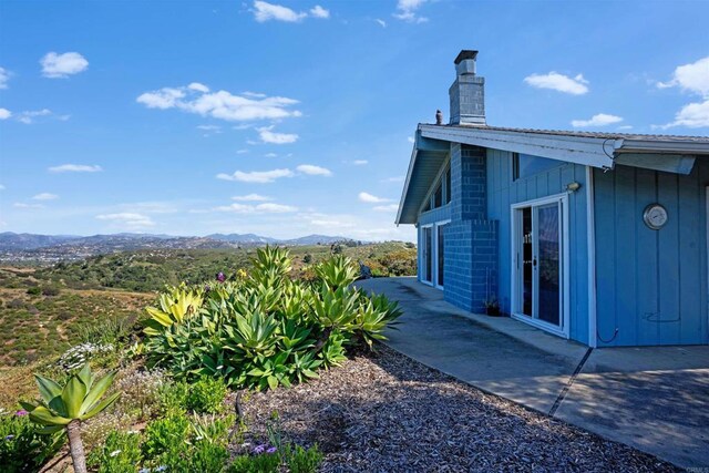 5221 Olive Hill Rd, Fallbrook, CA 92028 - view of yard with a mountain view