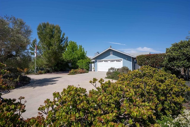 5221 Olive Hill Rd, Fallbrook, CA 92028 - view of front of home featuring concrete driveway