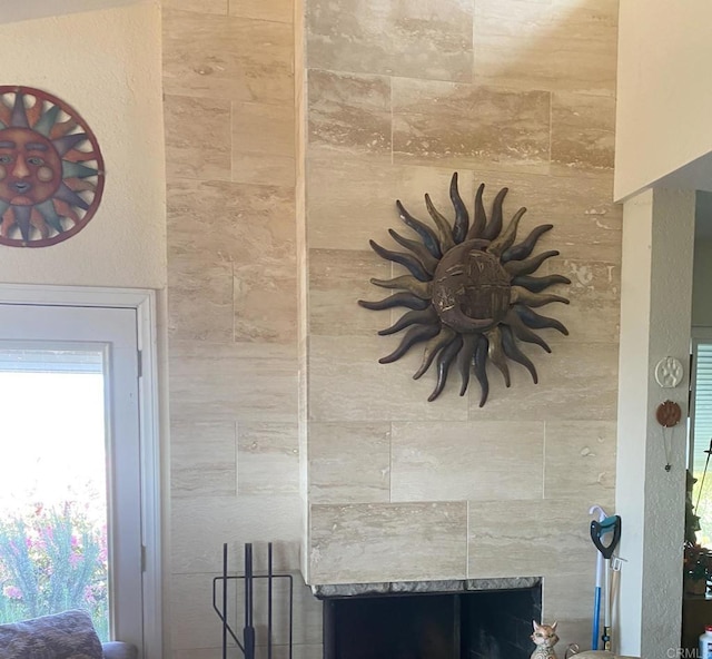30603 Roadrunner Rdg, Valley Center, CA 92082 - detailed view of a tile fireplace