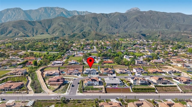 8798 Justify Dr, Rancho Cucamonga, CA 91701 - view of property location featuring a mountainous background and nearby suburban area