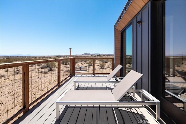 1375 Fortuna Ave, Landers, CA 92285 - deck with a mountain view