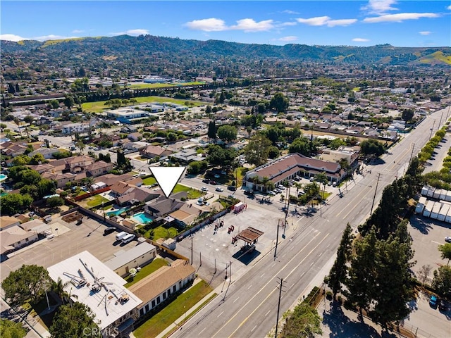 1118 Kwis Ave, Hacienda Heights, CA 91745 - drone / aerial view of a mountainous background