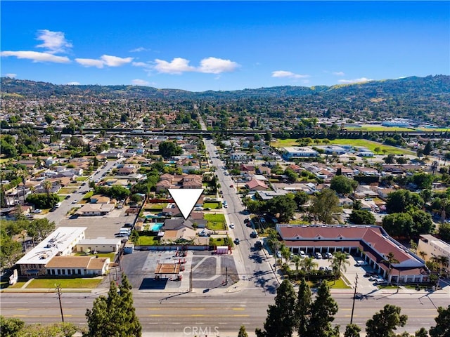 1118 Kwis Ave, Hacienda Heights, CA 91745 - aerial perspective of suburban area with a mountain backdrop