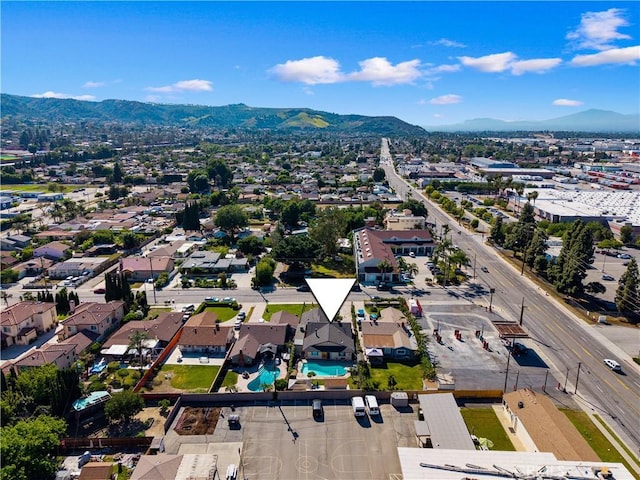 1118 Kwis Ave, Hacienda Heights, CA 91745 - aerial view of a mountainous background and a pool area