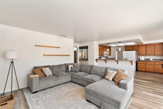 6517 Via Del Prado, Chino Hills, CA 91709 - living area with light wood finished floors
