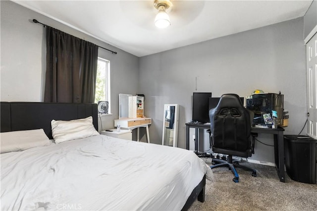 4524 Mananita Ave, Atascadero, CA 93422 - carpeted bedroom with a ceiling fan and an office area