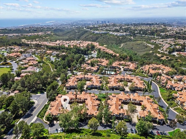 1 Firenze Ct, Newport Coast, CA 92657 - aerial view of property and surrounding area with nearby suburban area