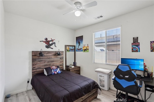 29167 Moraga St, Menifee, CA 92584 - bedroom featuring baseboards and a ceiling fan