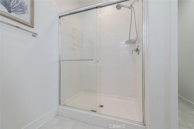 15926 Ellington Way, Chino Hills, CA 91709 - bathroom with baseboards and a stall shower