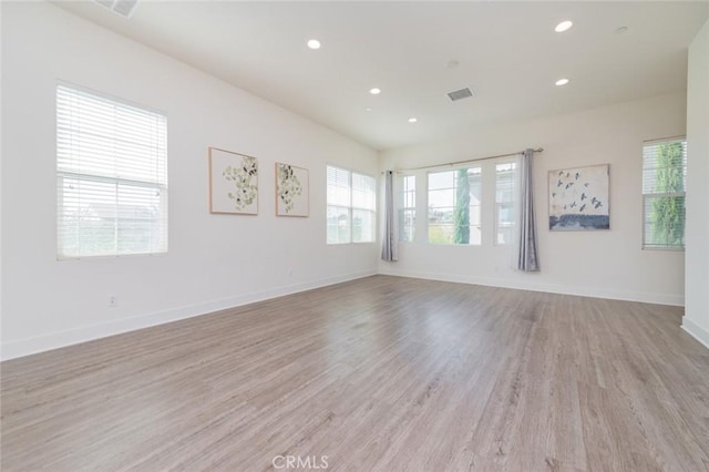 15926 Ellington Way, Chino Hills, CA 91709 - unfurnished living room featuring light wood-type flooring, healthy amount of natural light, recessed lighting, and baseboards