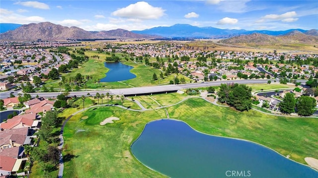 28046 Crystal Spring Dr, Menifee, CA 92584 - view of property location with a water and mountain view, nearby suburban area, and a golf course