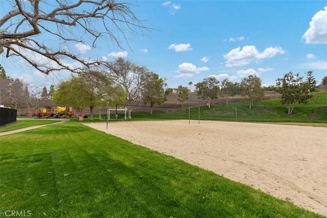 24132 Snipe Ln, Laguna Niguel, CA 92677 - view of property's community with volleyball court and a yard