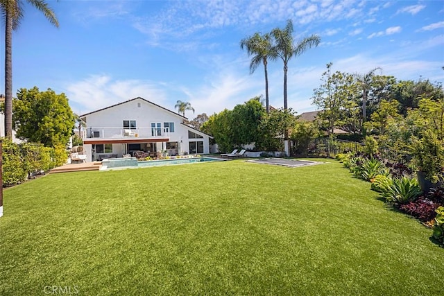 24132 Snipe Ln, Laguna Niguel, CA 92677 - view of yard featuring a balcony