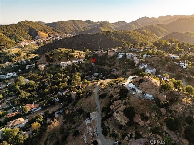 view of mountain background