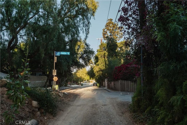 view of street