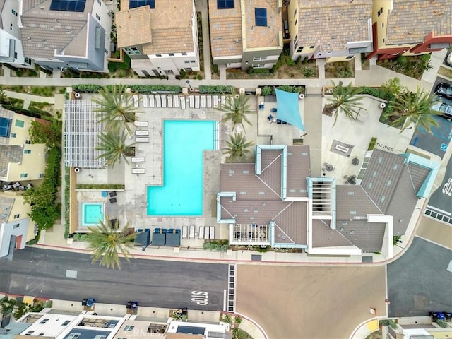 10561 Cannon Dr, Rancho Cucamonga, CA 91730 - drone / aerial view of a pool