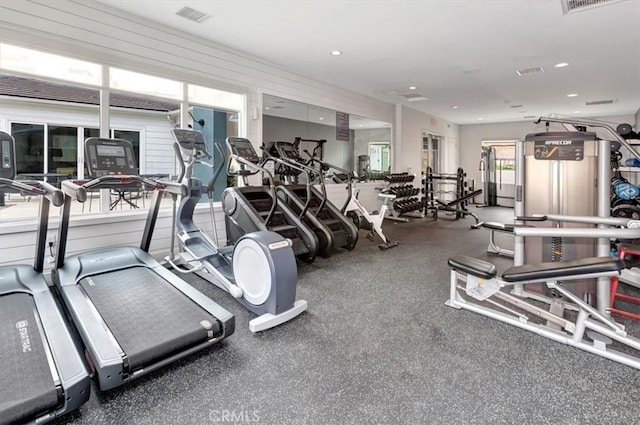 10561 Cannon Dr, Rancho Cucamonga, CA 91730 - exercise room featuring recessed lighting