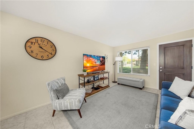 9653 Spyglass Ave Unit 99, Desert Hot Springs, CA 92240 - living room featuring baseboards