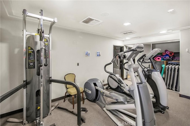 9653 Spyglass Ave Unit 99, Desert Hot Springs, CA 92240 - gym with baseboards