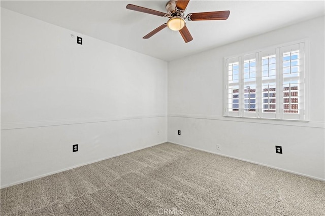 10213 Single Oak Dr, Bakersfield, CA 93311 - empty room featuring carpet flooring, ceiling fan, and baseboards