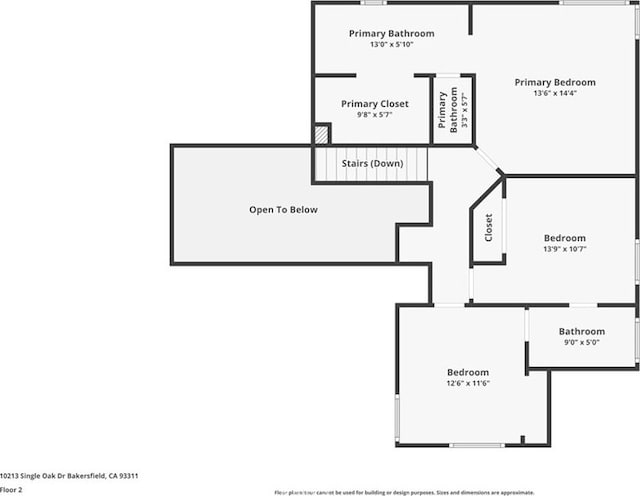 10213 Single Oak Dr, Bakersfield, CA 93311 - property floor plan