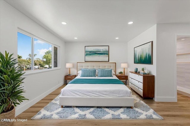 1314 Gina Dr, Oxnard, CA 93030 - bedroom with recessed lighting and light wood finished floors