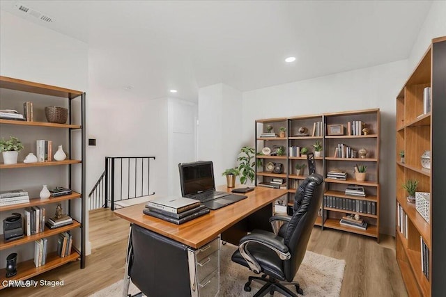 1314 Gina Dr, Oxnard, CA 93030 - office space featuring light wood-style flooring and recessed lighting