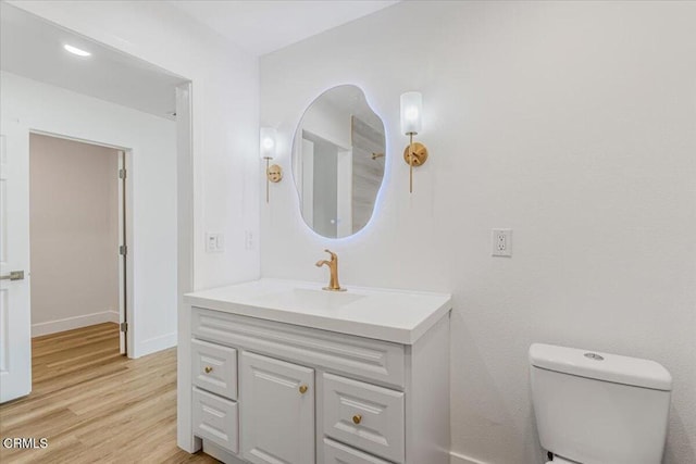 1314 Gina Dr, Oxnard, CA 93030 - bathroom featuring vanity and wood finished floors