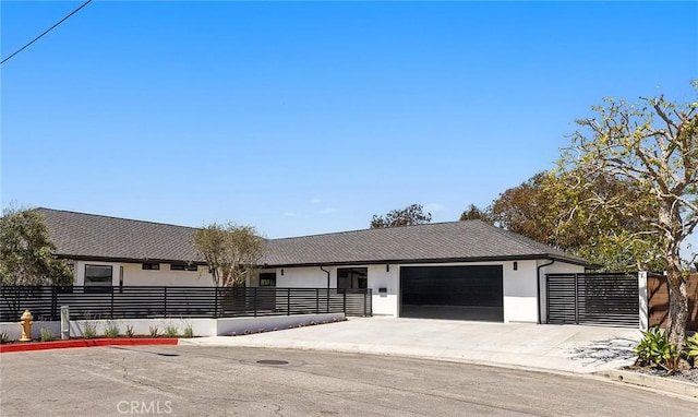 820 Calle Mendoza, San Clemente, CA 92672 - view of front of house featuring stucco siding, an attached garage, fence, and concrete driveway
