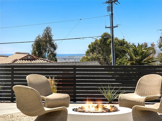 820 Calle Mendoza, San Clemente, CA 92672 - balcony with an outdoor fire pit