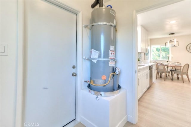 16928 Pocono St, La Puente, CA 91744 - utility room with water heater