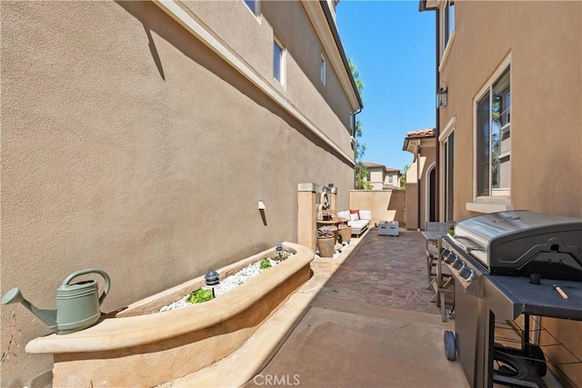 view of patio / terrace with grilling area