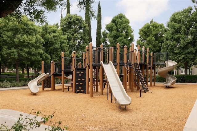 view of communal playground
