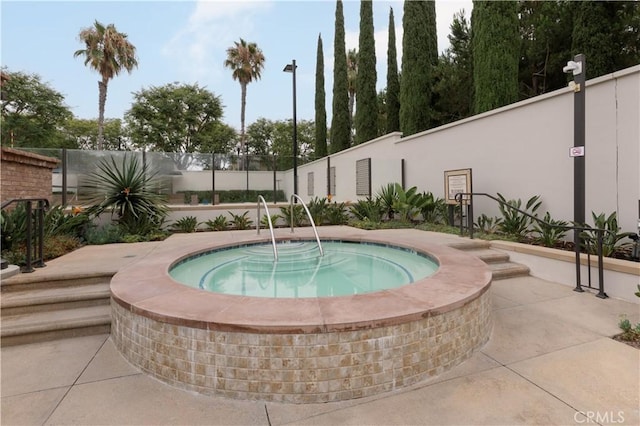 182 Rhapsody, Irvine, CA 92620 - view of pool featuring a hot tub