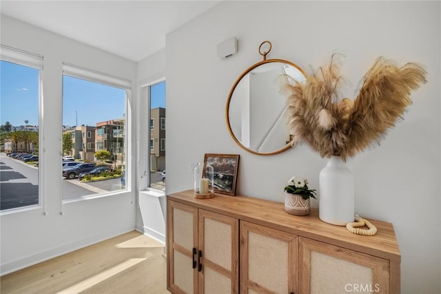 2047 Doheny Way, Dana Point, CA 92629 - doorway to outside with light wood-style floors and baseboards