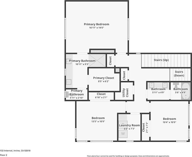 132 Interval, Irvine, CA 92618 - property floor plan