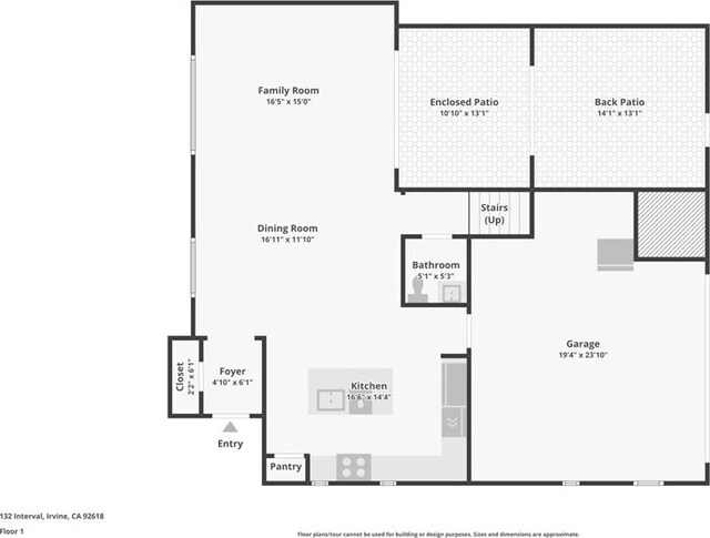 132 Interval, Irvine, CA 92618 - property floor plan