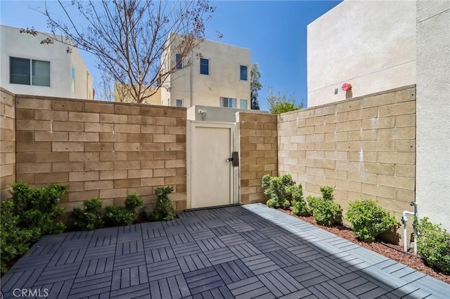 132 Interval, Irvine, CA 92618 - view of patio with fence and a gate