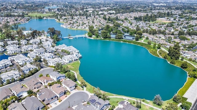 15 Firestone Unit 4, Irvine, CA 92614 - aerial overview of property's location with a nearby body of water and nearby suburban area
