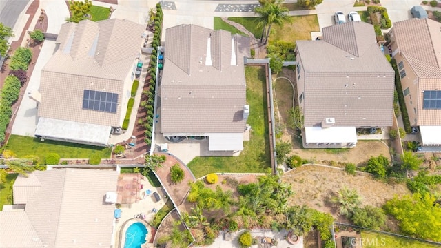 1044 Shadow Crest Cir, Corona, CA 92881 - aerial view of residential area with a pool area