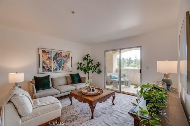 view of living room