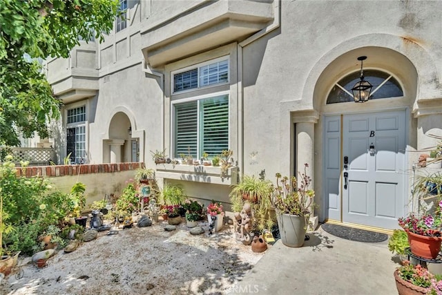 166 Alta St Unit B, Arcadia, CA 91006 - property entrance featuring stucco siding