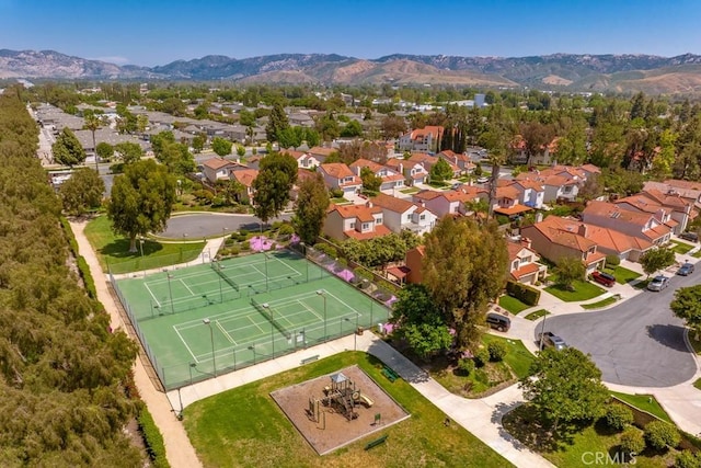 3306 Darby St Unit 402, Simi Valley, CA 93063 - aerial view of residential area featuring mountains