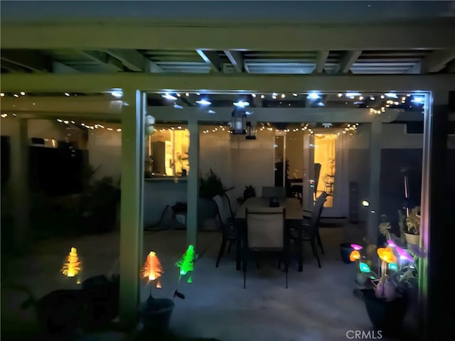 18993 Janisse Ln, Lake Elsinore, CA 92530 - view of patio with outdoor dining area and a pergola