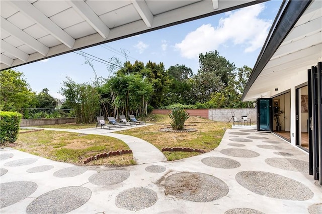 1216 W River Ln, Santa Ana, CA 92706 - view of yard with a patio
