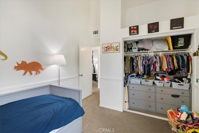 13607 Chaparral Trl, Yucaipa, CA 92399 - carpeted bedroom featuring a closet