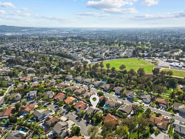 5505 Paseo Joaquin, Yorba Linda, CA 92886 - aerial view of property and surrounding area with nearby suburban area