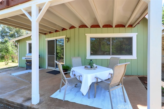 5192 Oak Rd, Mariposa, CA 95345 - view of patio / terrace featuring outdoor dining area and area for grilling